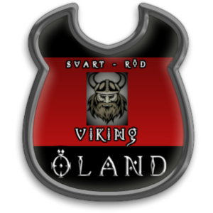 Vereinswappen: Svart-Röd Viking Öland